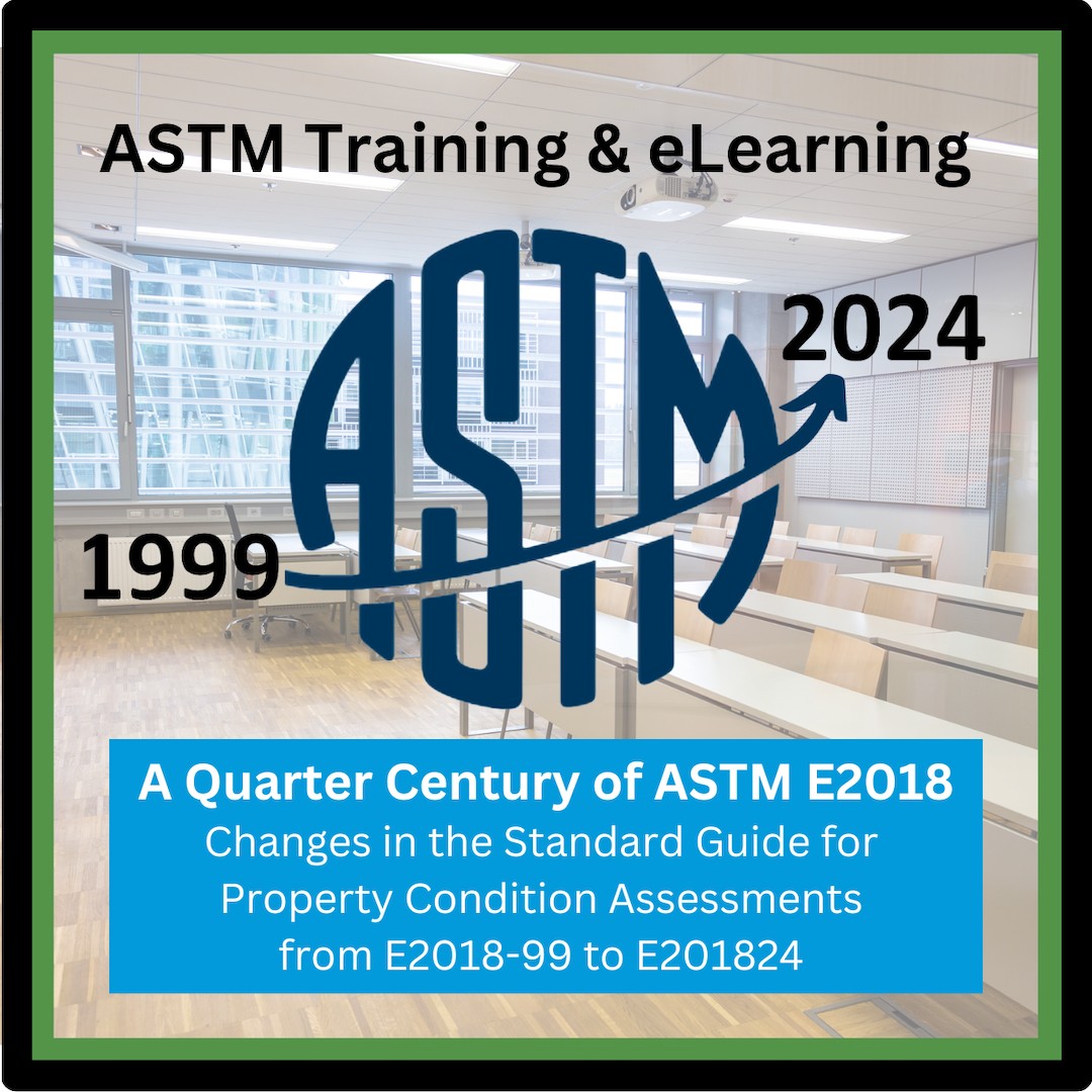 A Quarter Century of ASTM E2018 Online Course